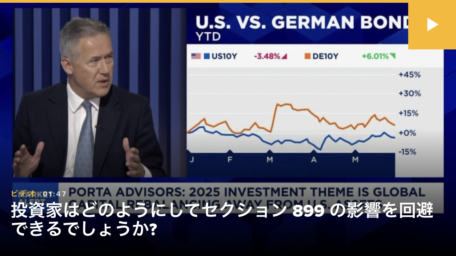 大きくて美しい罠？第899条と米国から逃げ出す世界のマネー - K2 College